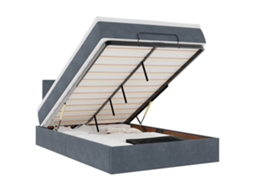 Ottoman Bed, Ottoman Beds Vidaxl Cinzeto Veludo (120 X 190 Cm)