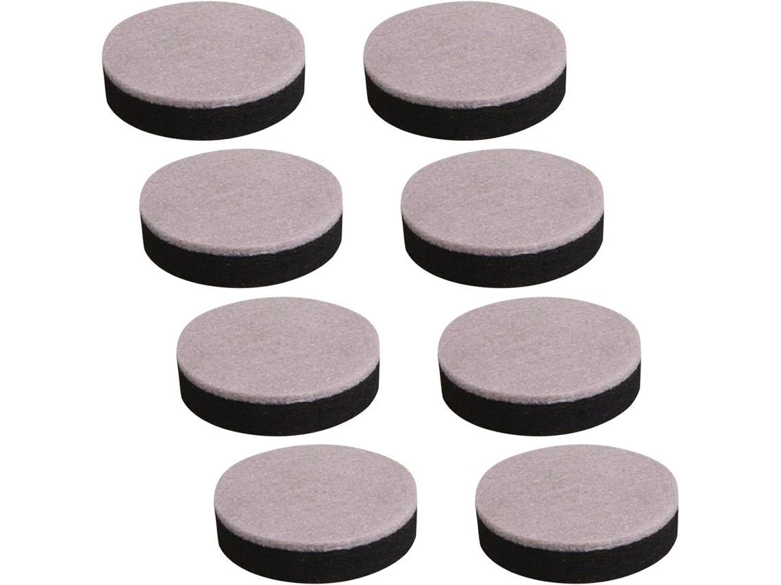 Conjunto De 8 Almofadas Antiderrapantes Redondas Feltro Para Móveis, Compatíveis Com Espuma Eva, Ideais Para Aumentar A