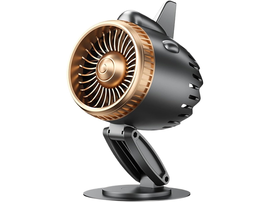 Ventilador De Mesa Silencioso Com Visor Digital, Oscilante E