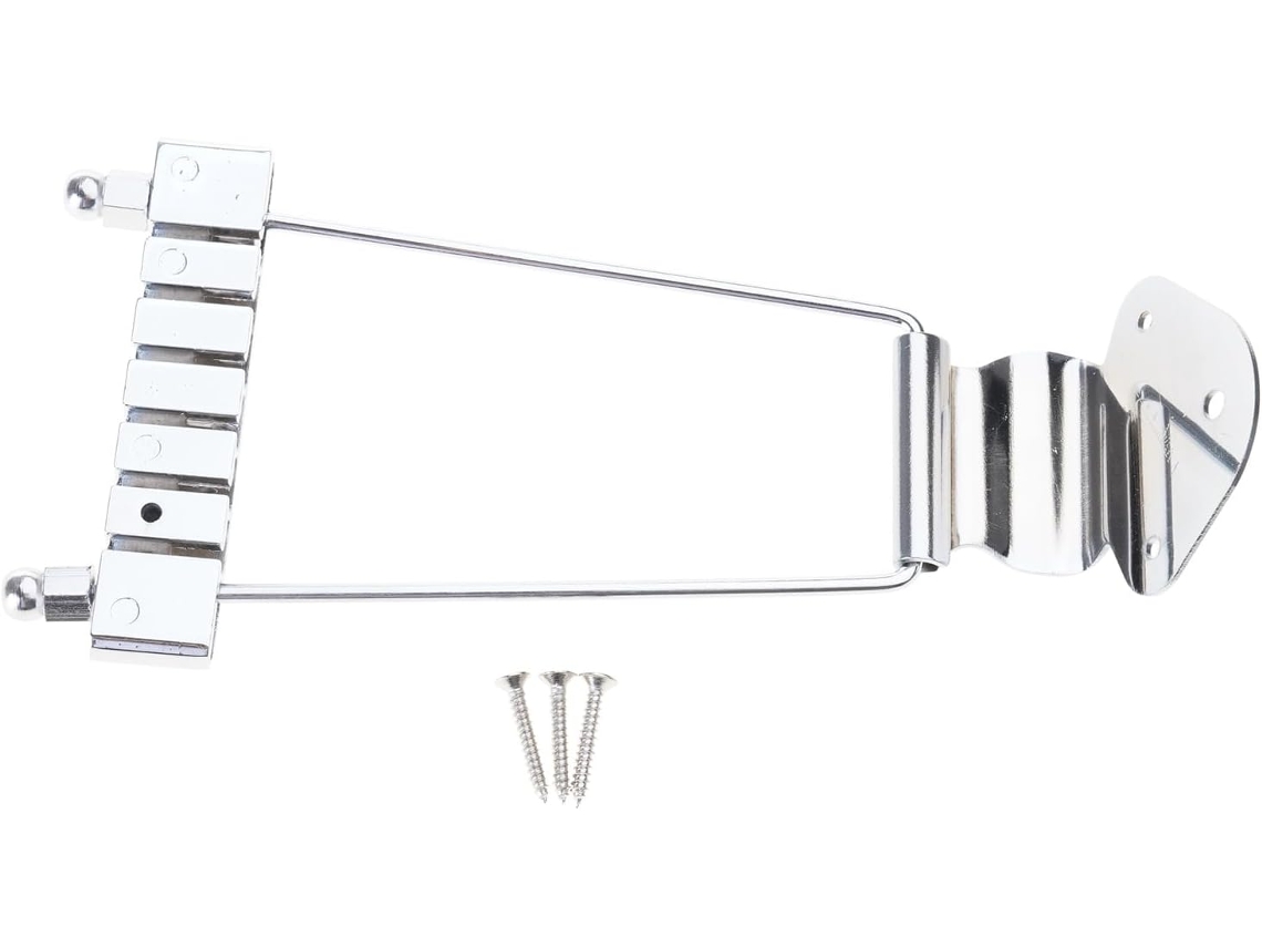 Ponte Trapezoidal Curta Para Guitarra Elétrica De 6 Cordas, Peça