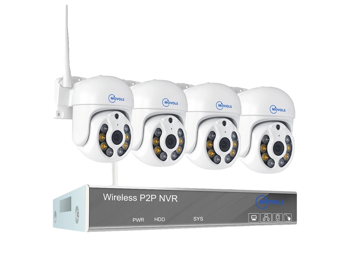 Sistema De Cctv Sem Fio, Nvr De 10ch, Detecção Humanoide Ai,10ch 5mp Com 4 Ptz,nenhum Oem