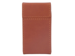 Capa Protectora de Cigarros Pu Porta cigarros Automática Flip 20 Unidades Slim para Viagens Outdoor Marrom | S/MARCA