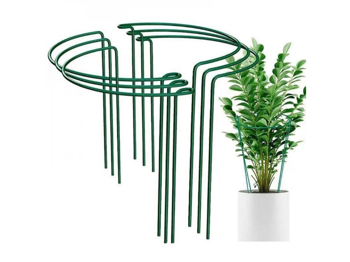 Conjunto de 10 Grade de Ferro Forjado para Plantas Trepadeiras, Suporte para Vasos Casa e Jardim S/MARCA