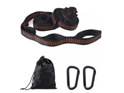 Lurelia Kit De Montagem Para Rede E Cadeira Suspensa, Cintas 3 M Com Anel, Laranja