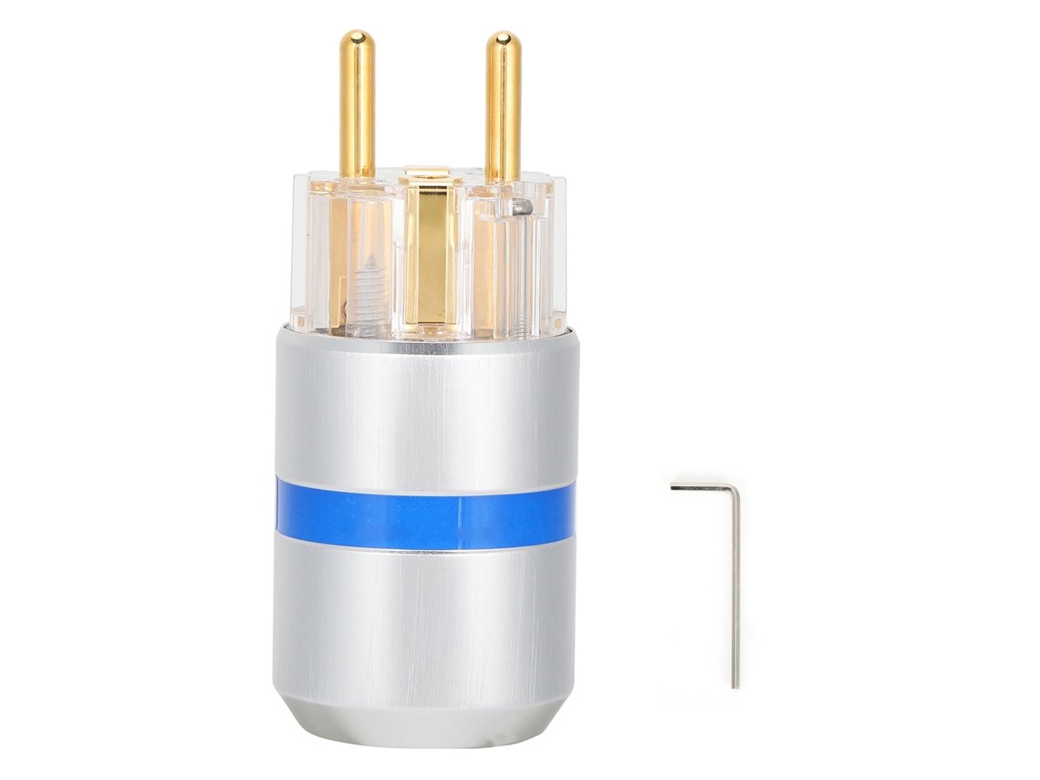 Conector de Alimentação Monosaudio E107g Cobre Puro com Ouro | S/MARCA