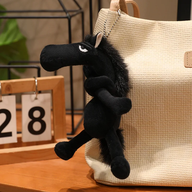 (preto, 18cm) Lindo Pingente De Brinquedo De Cavalo Voador De Anime Em Desenho Animado