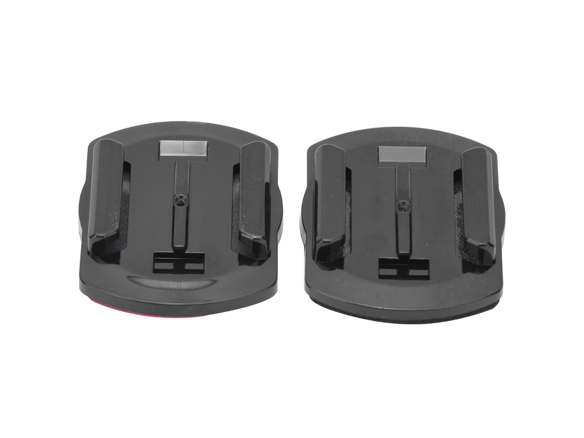 Base De Suporte Plana E Curva Plástico Preta Com Adesivo Dupla Face, Compatível Acessórios Para Câmeras Esportivas Sj9strike/sj9ma-aquaforge