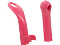 Cabo Para Pá De Lixo, 1 Conjunto, Plástico Rosa