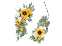 Laxiscreed Arqu De Casamento Com Arco De Flores Triangular Para Decoração Nupcial