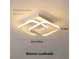 Luminária De Corredor Led Moderna Em Estilo Nórdico (branca, 25 W)