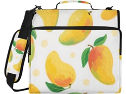 Pasta Argolas 3,8cm Com Ziper E Alça Facilitam Transporte, Pasta Documento Ou Ensino Médio, Portfolio Com