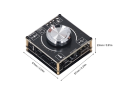 Laxiscreed Bandeja De Amplificador Bluetooth 5.1 Com Entrada Estéreo 2 Canais