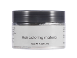 2026 crema de Coloração de Cabelo Descartável Unissex 120g, Cera de Penteado Branca para Cabelo