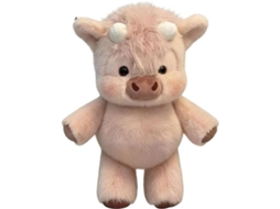 Vaca Pelúcia Das Terras Altas Correndo, Brinquedo Gado Altas,