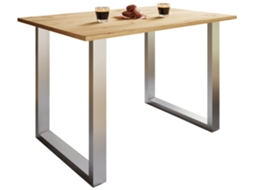 Mesa De Jantar De Madeira Mesa De Cozinha Xona U 140x50 Vcm