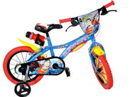 Bicicleta SUPERMAN Azul (Idade Mínima: 4 anos - 14")