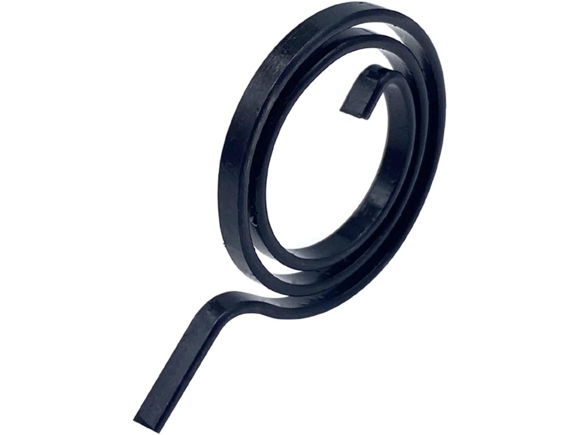 1 Peça De Mola Aço Para Fechadura Maçanetas Portas, Revestida De Preto 19 * 29mm