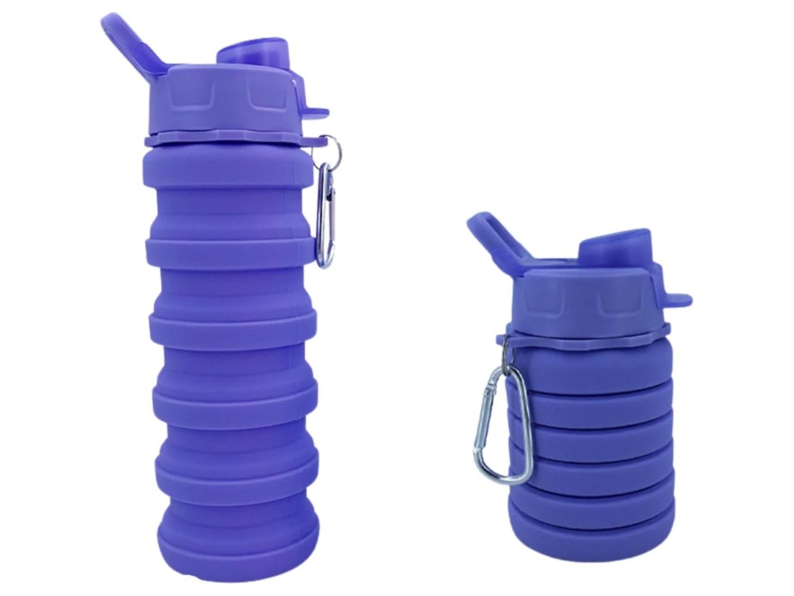 Garrafa de água portátil, dobrável de silicone MDUG