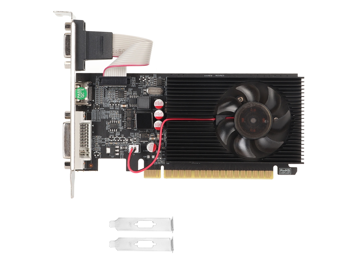 Placa De Vídeo Low Profile Com 4gb Ddr3 Para Desktop, Placa De Vídeo Gaming Half Height