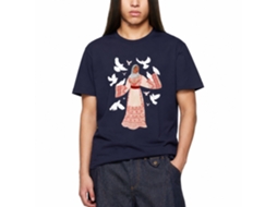 Rockinstone Palestine Thobe White Doves Ona Ena T-shirt Black Unique Designer Style
