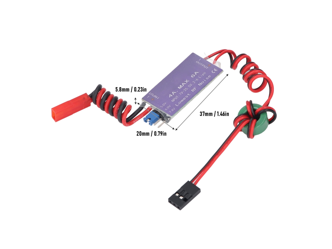 Laxiscreed Switch Mode Bec Para Helicópteros Rc Com Várias Tensões E Baterias
