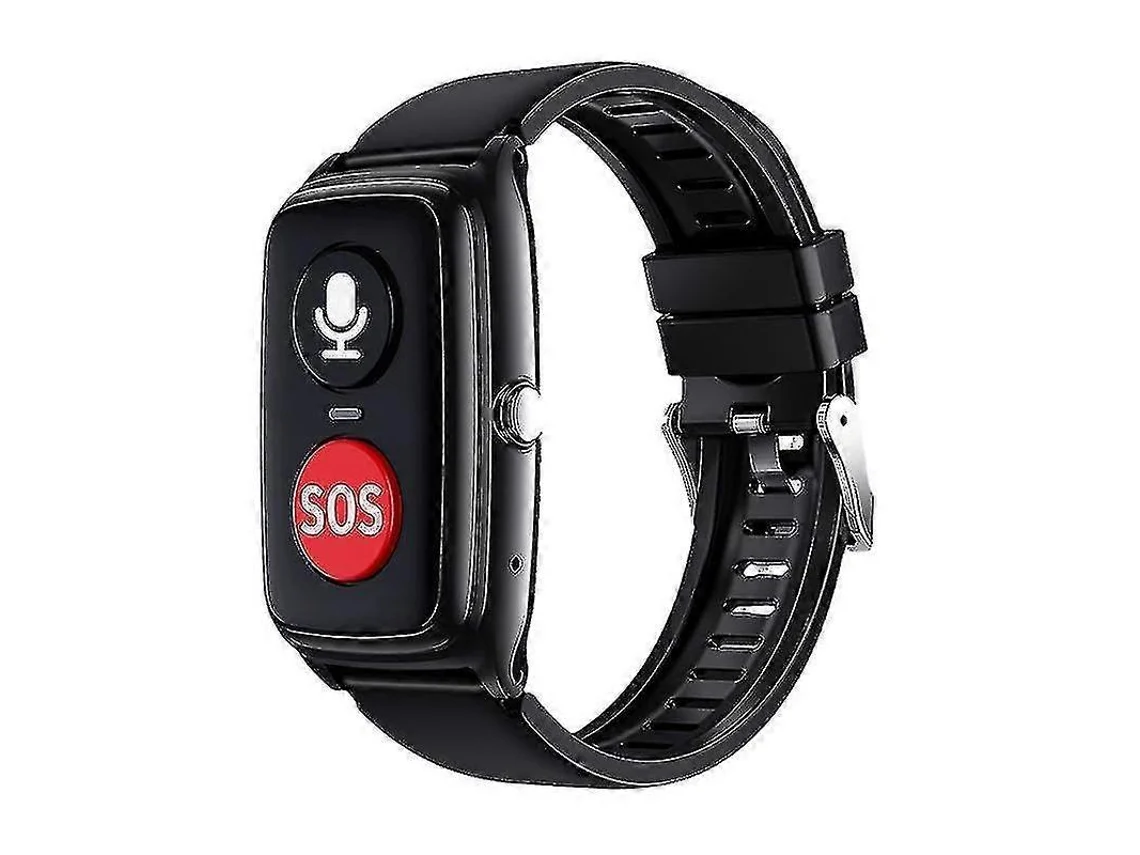 Pulseira SOS 4G para idosos com monitoramento de velocidade por GPS e rastreador de e-bike integrado