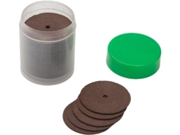 36 Discos De Corte 24mm Para Rebolo + Eixo