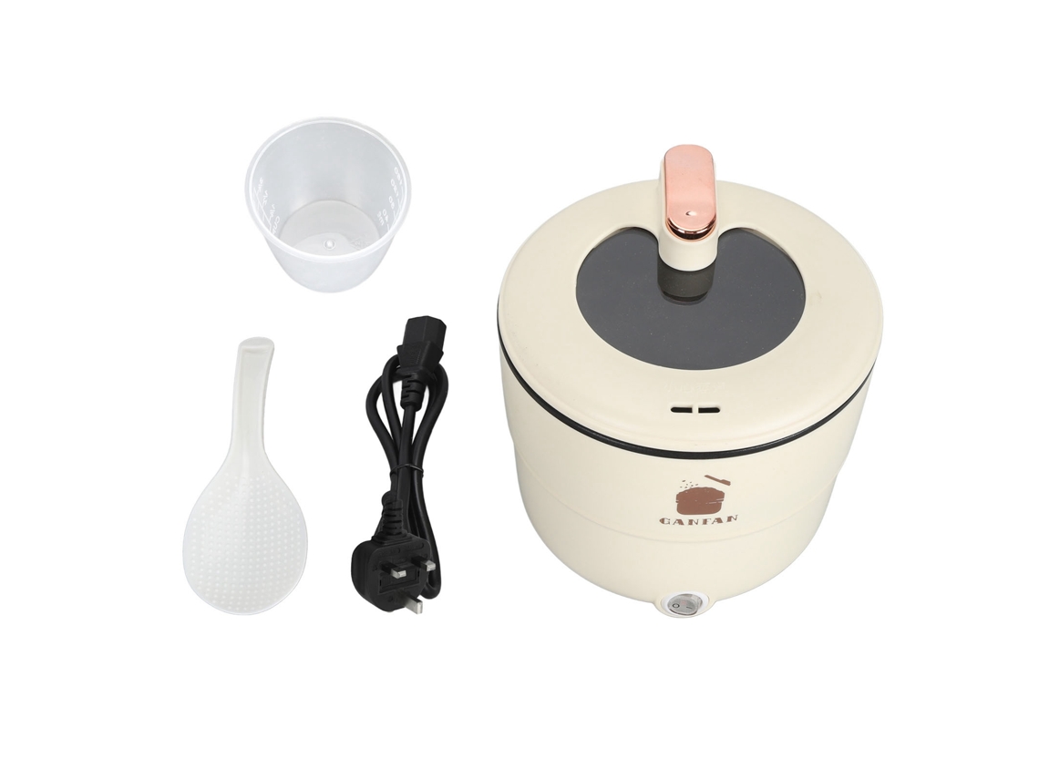 Laxiscreed Panela De Arroz Elétrica 1,8l Com Dupla Camada Anti-queimaduras, Ideal Para 1-2 Pessoas