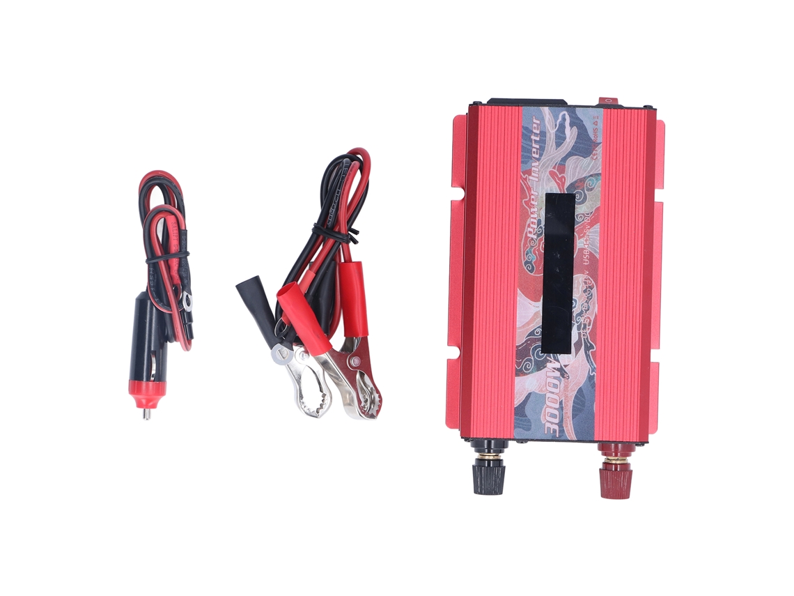 Inversor de onda senoidal pura 2026, CC 12V para CA 110V, conversor de bateria multifuncional para eletrodomésticos.