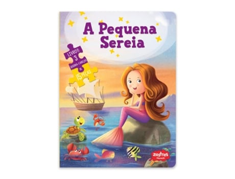 Livro A Pequena Sereia Livro Com Quebra Cabeça De Zastras (português Do Brasil)