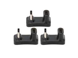 Adaptador USB-C macho a hembra 3 piezas, U de 180°, 100 W, 10 Gbps, 4K S/MARCA