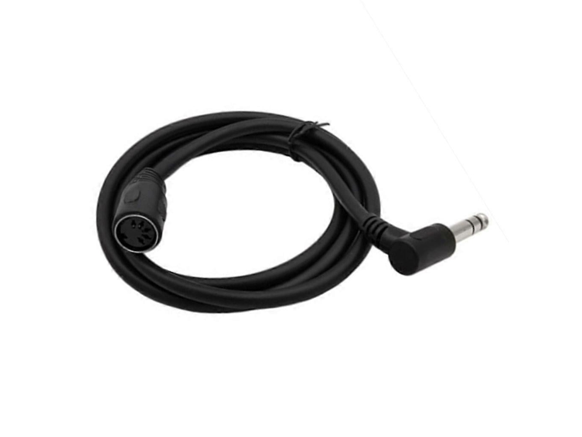 Lurelia Cabo Midi Din 5 Pinos 6,35 Mm 90° 150 Cm, Para Teclados, Pianos E Sintetizadores, Iphone E Ipad