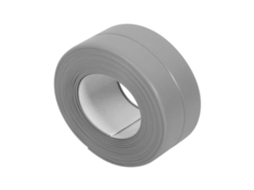 Tira conjunta PVC auto-adesivo fita de vedação borda da parede canto calafetagem tira para banho cozinha banheira (cinza 22mm 3.2m) DELAMAN