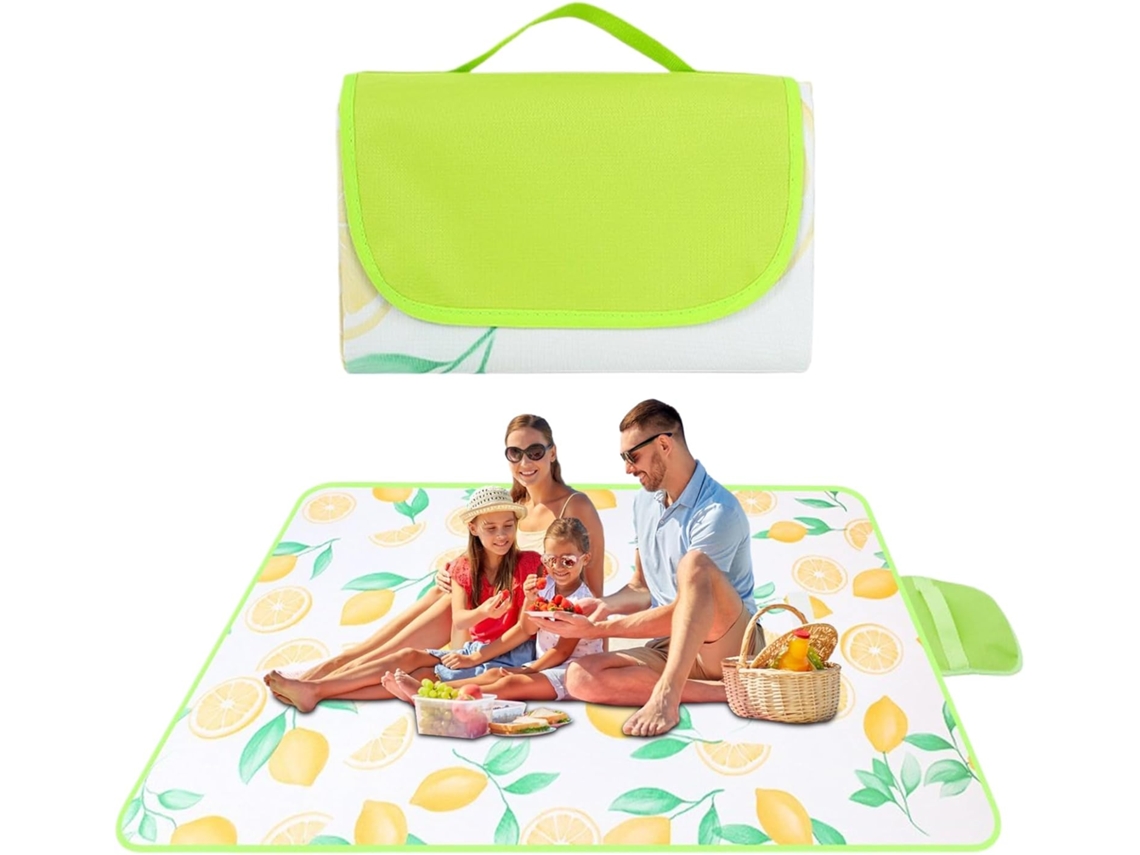 Manta De Praia | Tapete De Camping Para Tenda Ao Ar Livre Impermeável, Resistente À Areia, Dobráve Gokoco