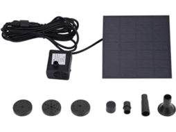 Bomba De Água Submersível Solar Miniatura Sem Escovas De 1,2 W Para Fontes, Lagos E Aquários.