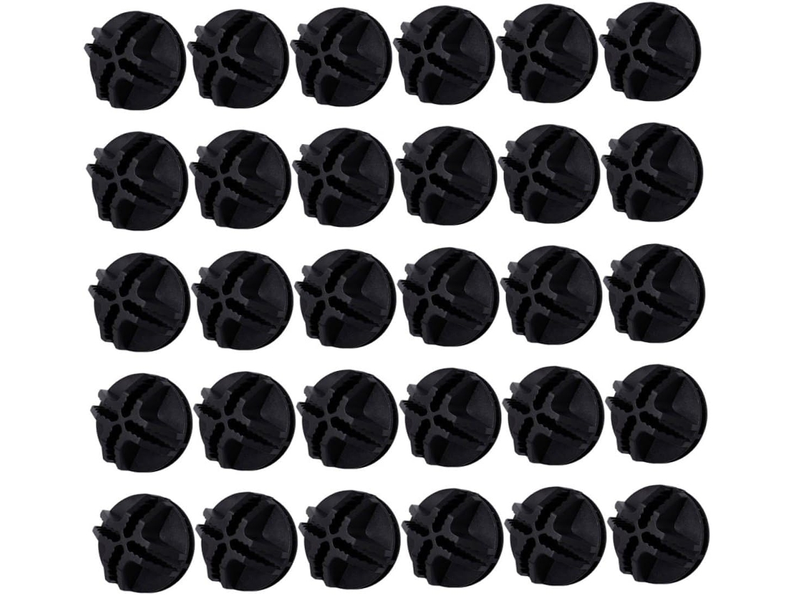 Conectores De Arame Em Formato Cubo, 60 Peças, Clipes De Plástico Montagem Cercado Modular Animais Estimação E