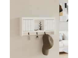 Armário para Chaves Branco, 40x8, 5x20 Cm, em Madeira Engenheirada e Aço BRILVIBERA