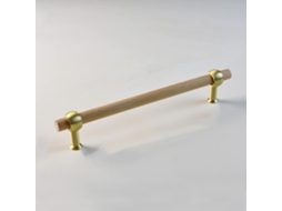 Porta 224 Youth Gold, Puxadores Longos De Madeira Para Móveis, Guarda-roupa, Armário