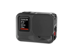 Capa Protetora De Silicone Com Alça De Pulso E Capa De Lente Para Insta360 Ace Pro (preta)