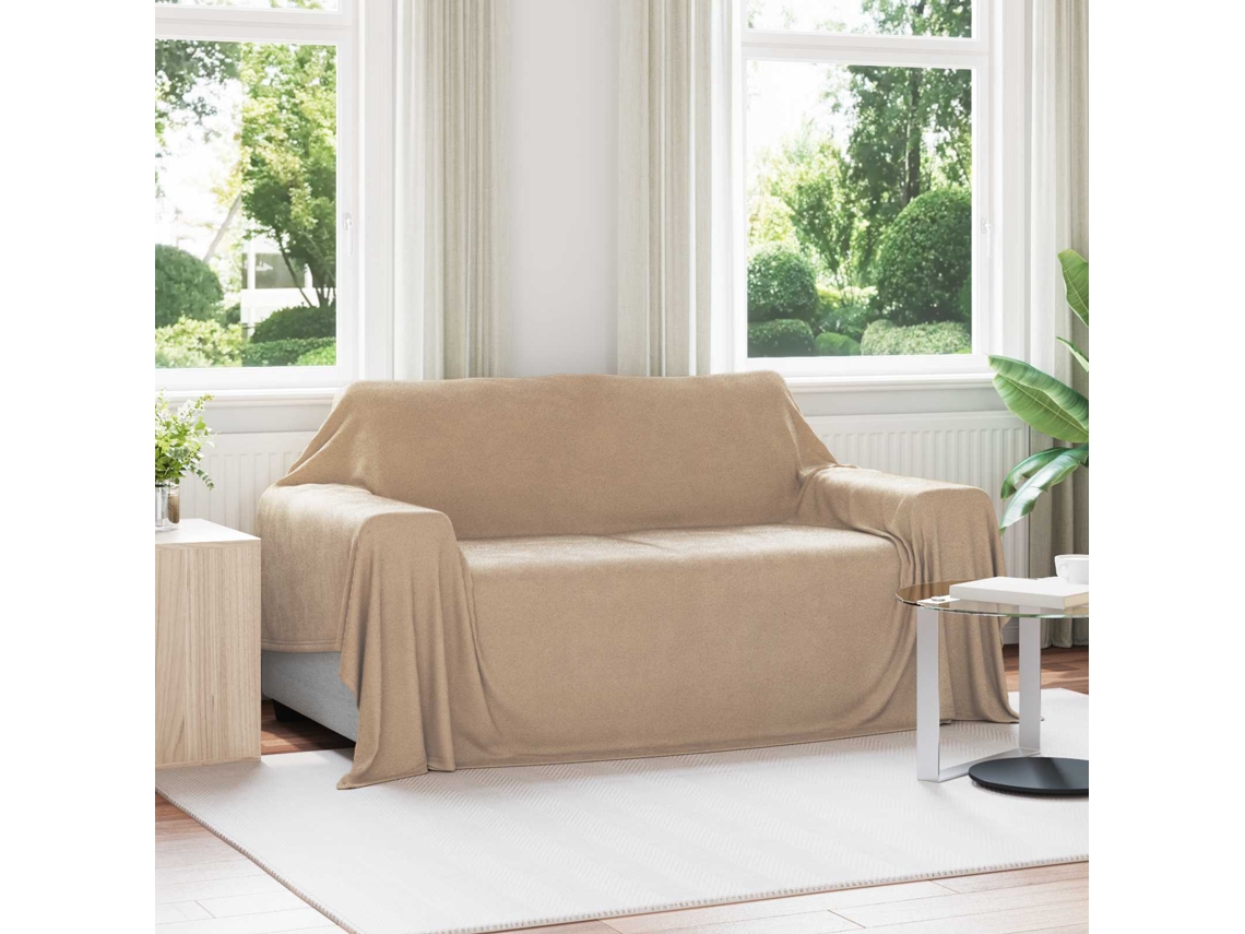 Vidaxl Cobertores De Sofá 6 Unid. Camelo 280 X 210 Cm 4.75 Kg Lã