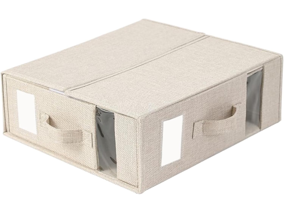 Organizador De Roupa De Cama Dobrável Em Tecido Para Guardar Capas De Edredom, Cobertores, Fronhas E Gokoco