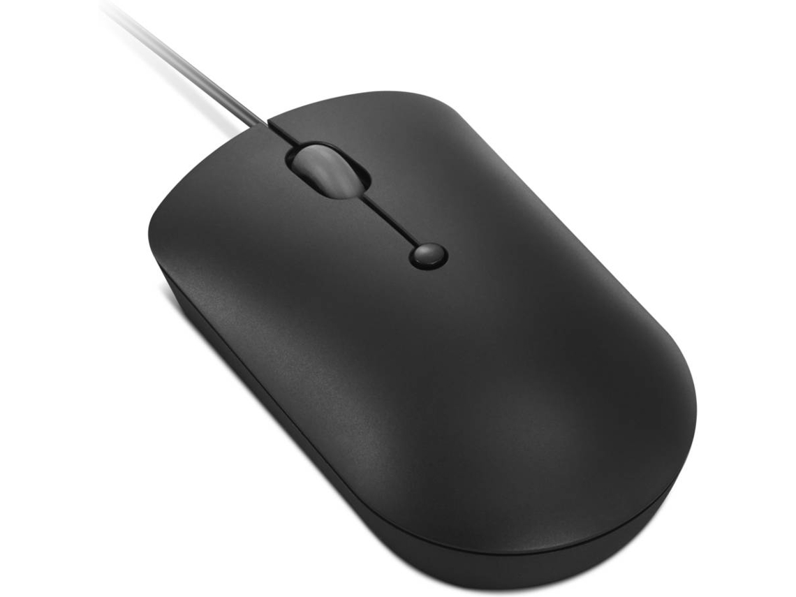 Rato LENOVO 400 (Cabo USB - Casual - 2400 dpi - Preto)