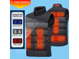 Xltengoo Hv-11 Colete Térmico 11 Áreas Jaqueta Masculina Aquecida Inverno Tática Elétrico Usb Corporal