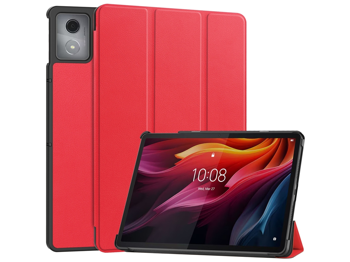 Elysve Capa Para A Capa Para Tablet Lenovo Tab K11 Plus De 11 45 Polegadas Vermelho