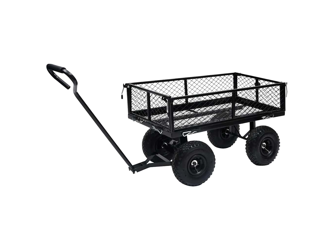 Carrinho de Mão para Jardim 250 Kg Preto MAISON EXCLUSIVE