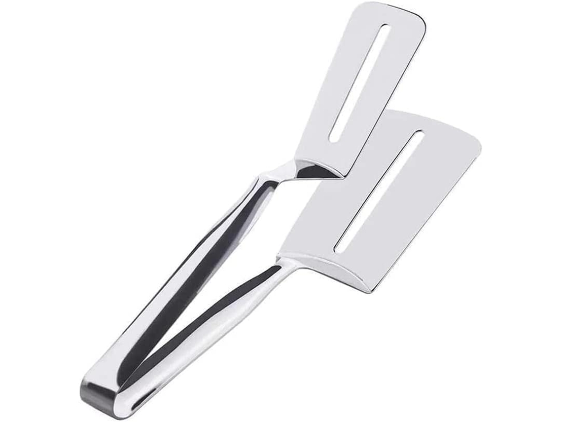 Pinça De Cozinha Em Aço Titânio E Silício Para Churrasco, 1 Peça, Ideal Para Fritar Bife, Pão Frito, Ovos, Peixe Frito E