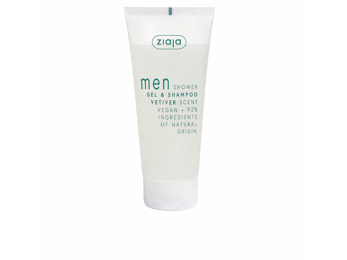 Gel De Banho E Shampoo Masculino - Ziaja - Vetiver - 200 Ml -