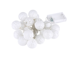 Laxiscreed Fitas Led Com 20 Lâmpadas Globe Para Decoração Natal E Festas, Luz Quente