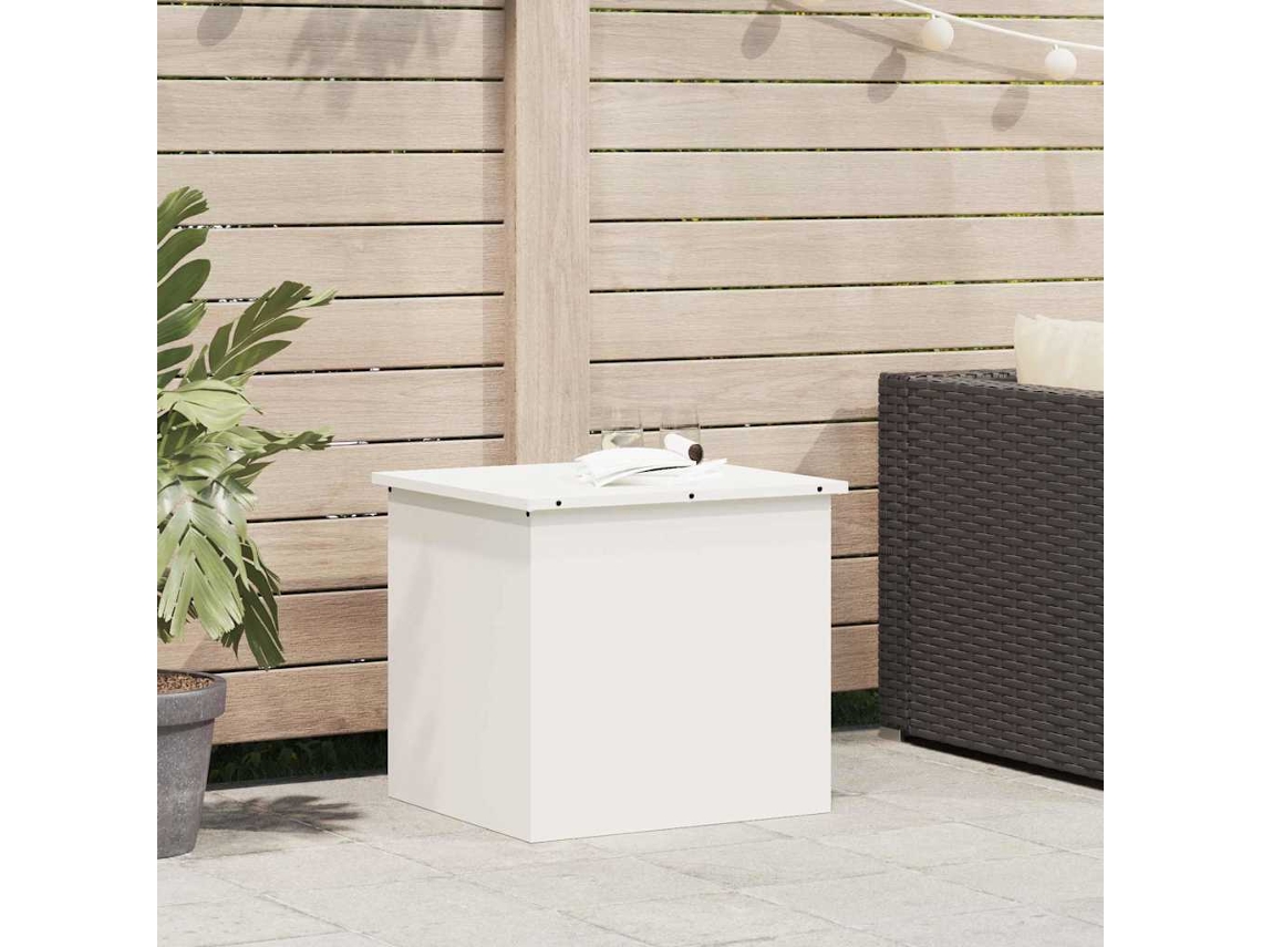 Vidaxl Cofrinho De Armazenamento Para Jardim Aço Galvanizado 117 L