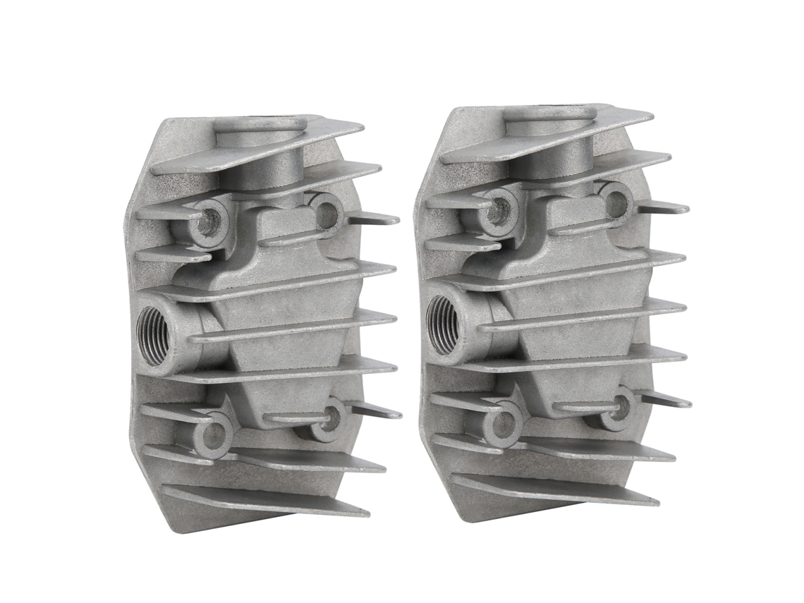 2 Peças Cabeçote Compressor Ar Alumínio 48x72mm